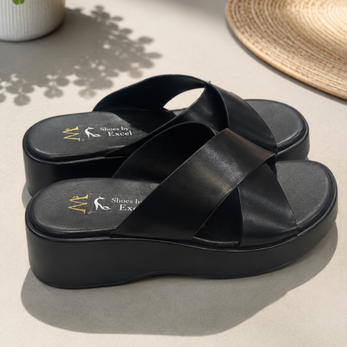 Ανατομικά Slide Σανδάλια με Πλατφόρμα "Shoes by Excel" (Μεγέθη 41-44)DM178-6