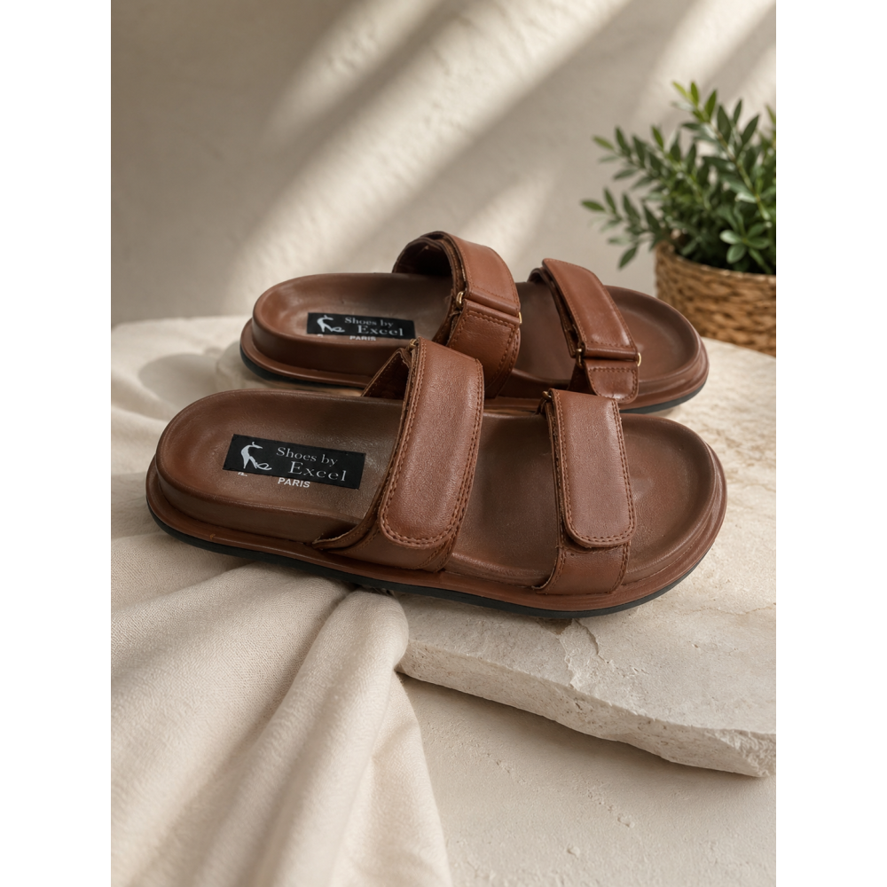 ΑΝΑΤΟΜΙΚΑ ΣΑΝΔΑΛΙΑ “SHOES BY EXCEL PARIS” – ΚΑΦΕ / ΜΑΥΡΟ!!!1-831