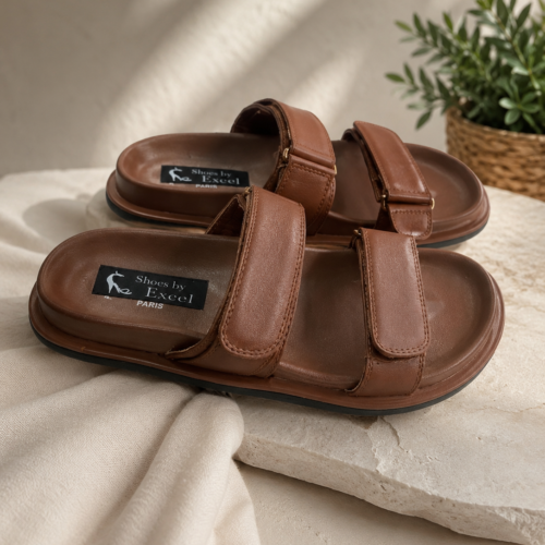 ΑΝΑΤΟΜΙΚΑ ΣΑΝΔΑΛΙΑ “SHOES BY EXCEL PARIS” – ΚΑΦΕ / ΜΑΥΡΟ!!!1-831