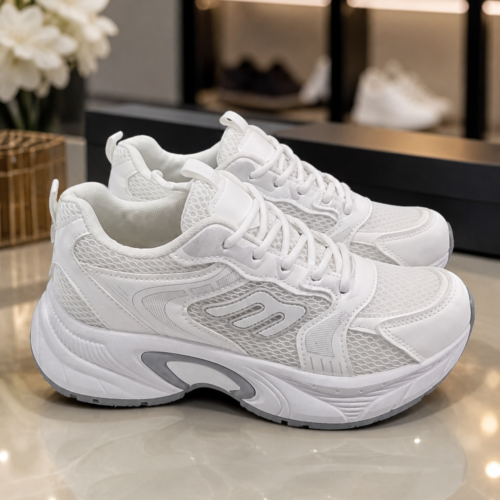 Γυναικεία Chunky Sneakers με Ανατομικό Σχεδιασμό – Λευκό!!!LY898