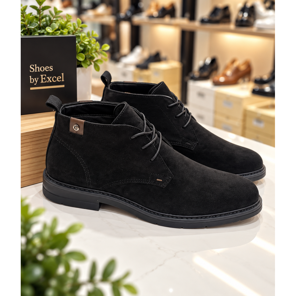 ΑΝΔΡΙΚΑ ΜΠΟΤΑΚΙΑ SUEDE SHOES BY EXCEL – ΔΕΡΜΑΤΙΝΗ ΕΠΕΝΔΥΣΗ & ΑΔΙΑΒΡΟΧΗ ΠΡΟΣΤΑΣΙΑ!!!Y281