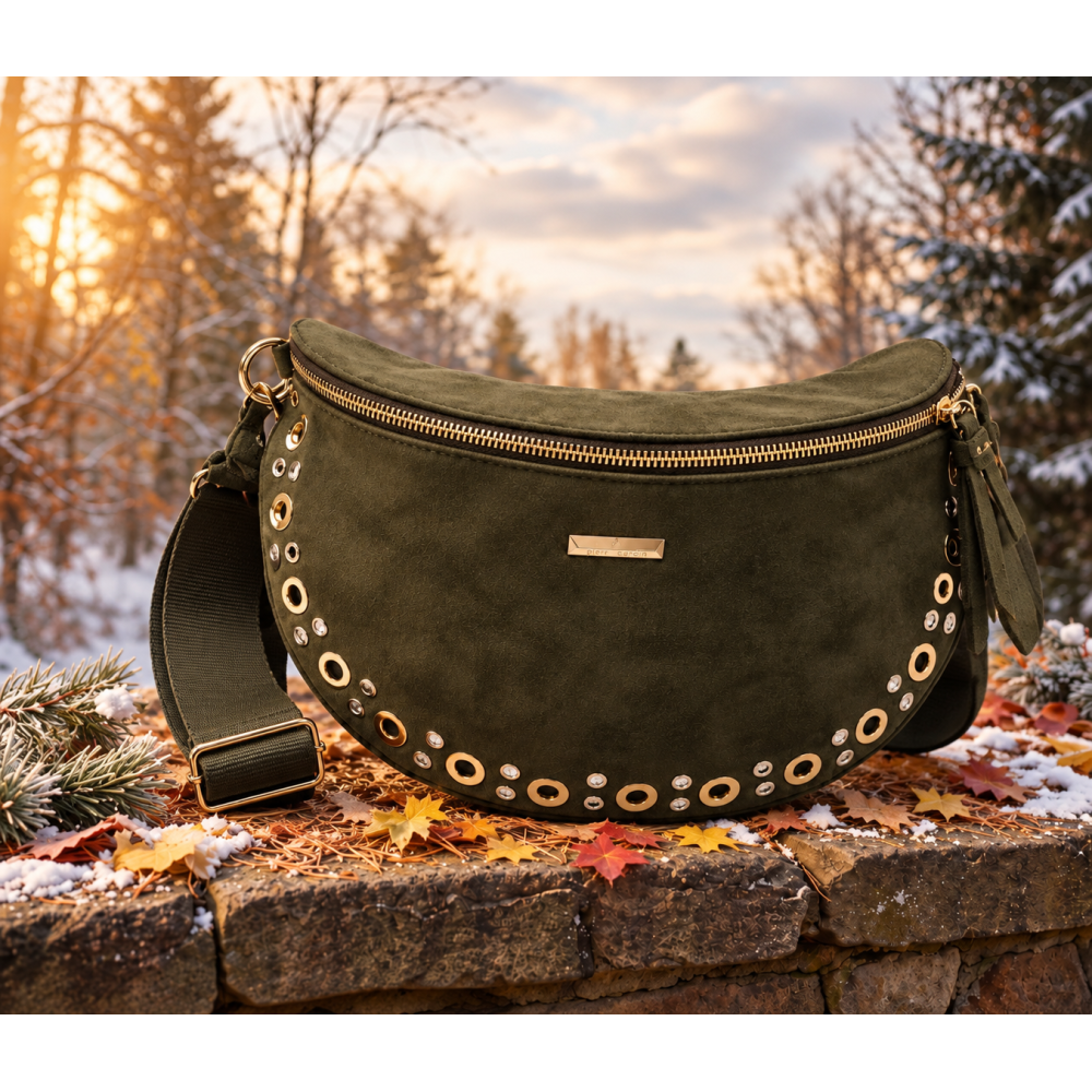 ΜΕΓΑΛΗ ΤΣΑΝΤΑ ΜΠΑΝΑΝΑ ΧΙΑΣΤΙ (CROSSBODY) ΑΠΟ ΑΔΙΑΒΡΟΧΟ SUEDE!!!TZX-S1106