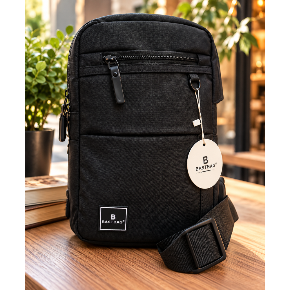Urban Crossbody Τσάντα Ώμου / Χιαστί (Μαύρη) – Last Pieces XL Προσφορά!