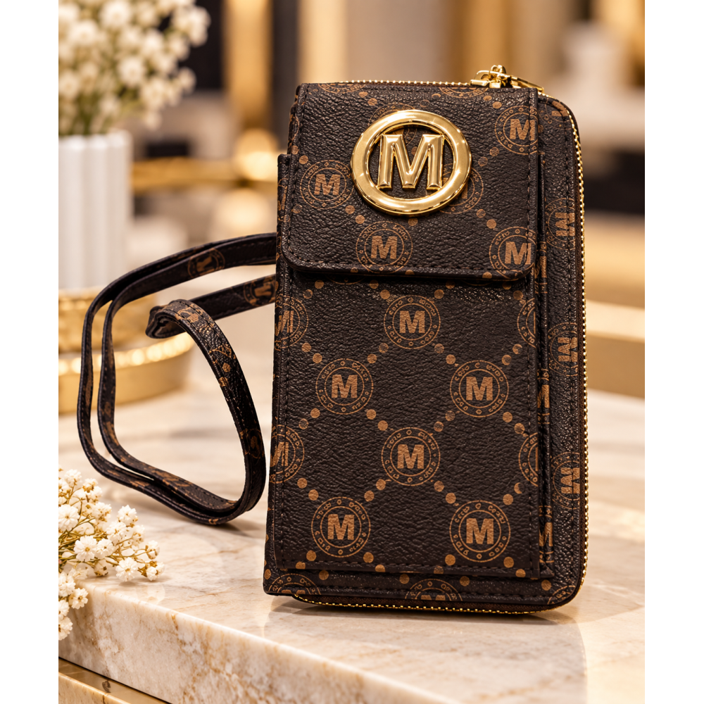M-MONOGRAM CROSSBODY ΤΣΑΝΤΑΚΙ & ΠΟΡΤΟΦΟΛΙ ΓΙΑ ΚΙΝΗΤΟ (3 ΧΡΩΜΑΤΑ) – 15,99€