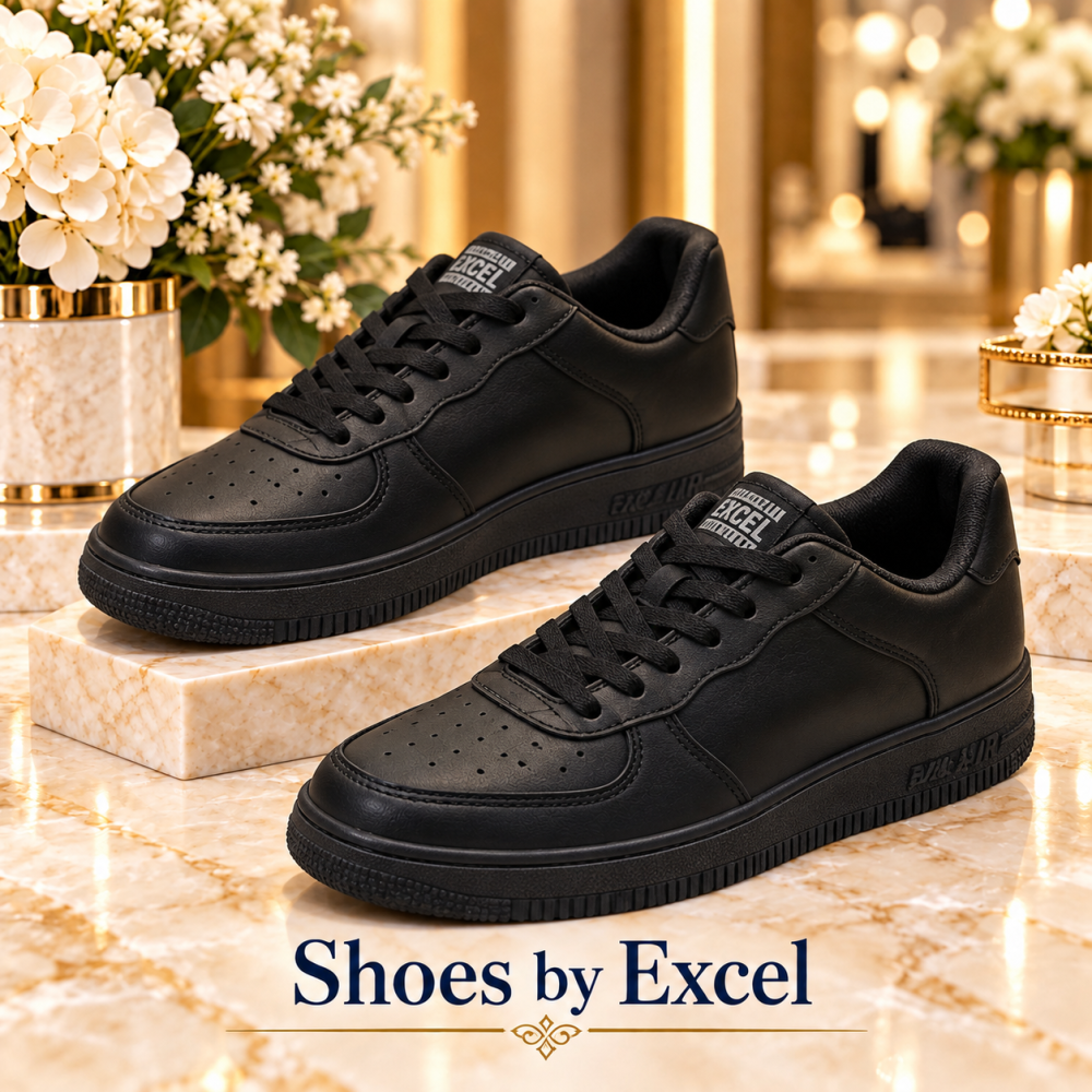 Unisex Ανατομικά Sneakers ShoesbyExcel – All-Day Comfort (Διαθέσιμο σε Μαύρο & Λευκό)!AF-1