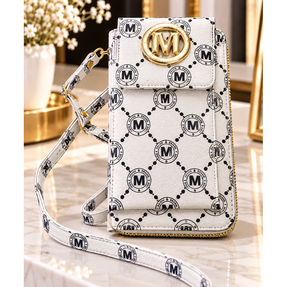 M-Monogram Crossbody Τσαντάκι & Πορτοφόλι για Κινητό (3 Χρώματα) – 15,99€