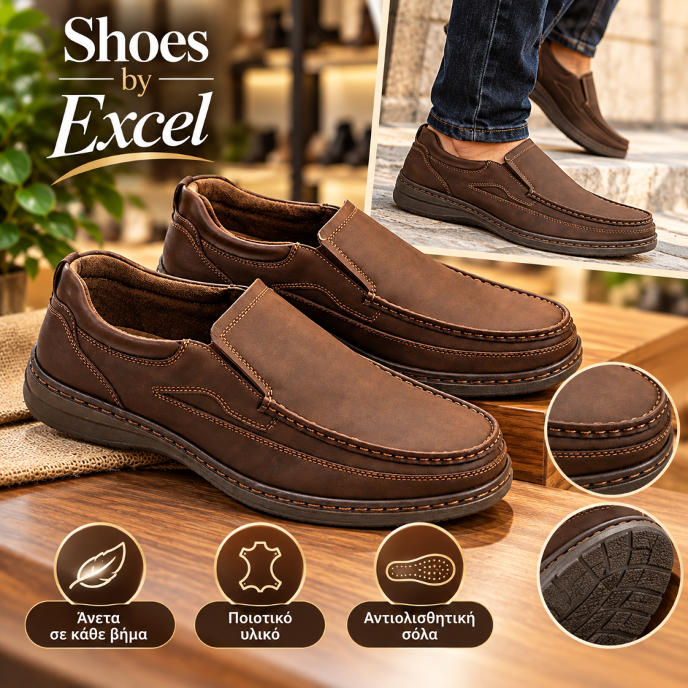 Ανδρικά Δερμάτινα Loafers Casual Chic – Άνεση & Στυλ Κάθε Μέρα!A86